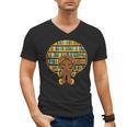 Melanin Afro Women Girl Book Librarian History African Men's V-Neck T-Shirt