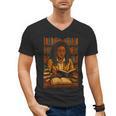 Melanin Girl Locs Book Lover Librarian Teacher Student Men's V-Neck T-Shirt
