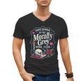 Morally Grey Merch Dark Romance Romantasy Smutty Book Lover Men's V-Neck T-Shirt
