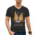 Nature Scene Tees For Introverts Quiet Escape Solitude Men's V-Neck T-Shirt