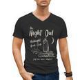 Night Owl Book Club Bookish Book Lover Tee Men's V-Neck T-Shirt Night Owl Book Club Bookish Book Lover Tee Men's V-Neck T-Shirt