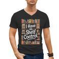 I Have No Shelf Control Book Lovers Vintage Floral Men's V-Neck T-Shirt I Have No Shelf Control Book Lovers Vintage Floral Men's V-Neck T-Shirt