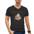North Pole Book Club Hot Cocoa Served Daily Librarian Xmas Men's V-Neck T-Shirt