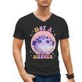 Not a Hugger Cute Pufferfish Autism Awareness Introverts Men's V-Neck T-Shirt