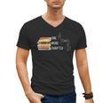 One More Chapter Sign Language Deaf Reading Book Lover Men's V-Neck T-Shirt One More Chapter Sign Language Deaf Reading Book Lover Men's V-Neck T-Shirt