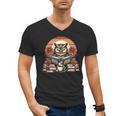 Owl Reading Books Book Library Bookworm Men's V-Neck T-Shirt