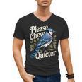 Please Chew Quieter Introvert Christmas Bird Watcher Men's V-Neck T-Shirt Please Chew Quieter Introvert Christmas Bird Watcher Men's V-Neck T-Shirt