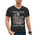 Probably Reading Something Unholy Book Lovers Men's V-Neck T-Shirt Probably Reading Something Unholy Book Lovers Men's V-Neck T-Shirt