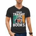 Raccoon Smutty Book Lover Spicy Romance Novels Women's Men's V-Neck T-Shirt Raccoon Smutty Book Lover Spicy Romance Novels Women's Men's V-Neck T-Shirt
