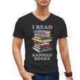 I Read Banned Books Bookworm Men's V-Neck T-Shirt