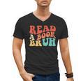 Read A Book Bruh Read Reading Librarian Boys Teen Kids Men's V-Neck T-Shirt Read A Book Bruh Read Reading Librarian Boys Teen Kids Men's V-Neck T-Shirt