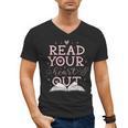 Read Your Heart Out Book Adventures In Pages Men's V-Neck T-Shirt Read Your Heart Out Book Adventures In Pages Men's V-Neck T-Shirt