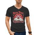 Read Your Heart Out Book Valentines Day Reading Teacher Men's V-Neck T-Shirt