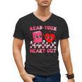 Read Your Heart Out Cute Reading Book Lover Men's V-Neck T-Shirt