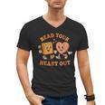 Read Your Heart Out Teacher Valentines Reading Book Love Men's V-Neck T-Shirt Read Your Heart Out Teacher Valentines Reading Book Love Men's V-Neck T-Shirt