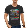 Read My Shirt Day For Kids Boy Girls i Will Read Book Men's V-Neck T-Shirt Read My Shirt Day For Kids Boy Girls i Will Read Book Men's V-Neck T-Shirt