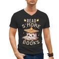 Read S'More Book Marshmallow Book Reading Lover Men's V-Neck T-Shirt Read S'More Book Marshmallow Book Reading Lover Men's V-Neck T-Shirt