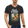 Read S'More Books Around Campfire National Book Week Men's V-Neck T-Shirt Read S'More Books Around Campfire National Book Week Men's V-Neck T-Shirt