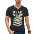 Read S'More Books Marshmallow Reading Smores Men's V-Neck T-Shirt