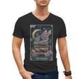 The Reader Tarot Card Book Dragon Romantasy Fantasy Bookish Men's V-Neck T-Shirt
