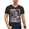 The Reader Tarot Card Women Book Lover Librarian Read Men's V-Neck T-Shirt The Reader Tarot Card Women Book Lover Librarian Read Men's V-Neck T-Shirt