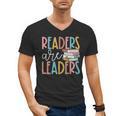 Readers Are Leaders Reading Book Lovers Teacher Women Kids Men's V-Neck T-Shirt Readers Are Leaders Reading Book Lovers Teacher Women Kids Men's V-Neck T-Shirt