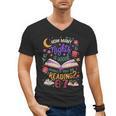 Reading 6 7 Meme Six Seven Cozy Book Lover Teacher Men's V-Neck T-Shirt