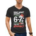 Reading 67 Meme English Teacher Christmas Book Lover Men's V-Neck T-Shirt