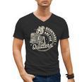 Reading Book Bookish Book Club Bookmarks Are For Quitters Men's V-Neck T-Shirt