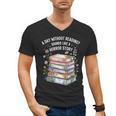 Reading Book Lover Humor For Readers And Bookworms Men's V-Neck T-Shirt Reading Book Lover Humor For Readers And Bookworms Men's V-Neck T-Shirt