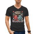 Reading Book Lover School Librarian Hooray It's Library Day Men's V-Neck T-Shirt Reading Book Lover School Librarian Hooray It's Library Day Men's V-Neck T-Shirt