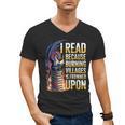 Reading Bookish Dragon Fantasy Men's V-Neck T-Shirt