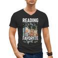 Reading Is My Favorite Sport Bookworm Men's V-Neck T-Shirt Reading Is My Favorite Sport Bookworm Men's V-Neck T-Shirt