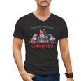 Reading With My Gnomies Reading Book Christmas Men's V-Neck T-Shirt