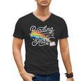 Reading Is The Key To Smart Book Lover Bookworm Reader Men's V-Neck T-Shirt