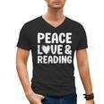 Reading I Love Books And Reading Men's V-Neck T-Shirt Reading I Love Books And Reading Men's V-Neck T-Shirt