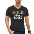 Reading Lover Wild About Books Reading Books And Bookworm Men's V-Neck T-Shirt Reading Lover Wild About Books Reading Books And Bookworm Men's V-Neck T-Shirt