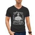 Reading Is A Privilege Vintage Reading Lover Books Men's V-Neck T-Shirt
