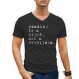 Reading Is a Right Not a Privilege Banned Books Men's V-Neck T-Shirt