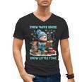 Reading Snow So Many Books Christmas Snow Little Time Men's V-Neck T-Shirt Reading Snow So Many Books Christmas Snow Little Time Men's V-Neck T-Shirt