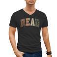 Reading Tee Read Books Teacher Librarian Book Lover Bookworm Men's V-Neck T-Shirt
