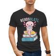 Reads Alotl Shirt Kids Readsolotl Read Axolotl Shirt Books Men's V-Neck T-Shirt