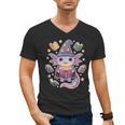 ReadsALOTL Cute Axolotl Book Lover Men's V-Neck T-Shirt ReadsALOTL Cute Axolotl Book Lover Men's V-Neck T-Shirt
