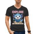 Readsolotl Kawaii Axolotl Book Lover Reading Men's V-Neck T-Shirt Readsolotl Kawaii Axolotl Book Lover Reading Men's V-Neck T-Shirt