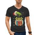 Retro Christmas Ornament Book Christmas Teacher Librarian Men's V-Neck T-Shirt Retro Christmas Ornament Book Christmas Teacher Librarian Men's V-Neck T-Shirt