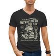 Retro Proud Anti Social Member Of Introverted Book Club Men's V-Neck T-Shirt Retro Proud Anti Social Member Of Introverted Book Club Men's V-Neck T-Shirt