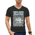 Retro Tired Moms Book Club Bookish Booktrovert Mother's Day Men's V-Neck T-Shirt Retro Tired Moms Book Club Bookish Booktrovert Mother's Day Men's V-Neck T-Shirt