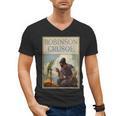 Robinson Crusoe Book Cover 1920 Men's V-Neck T-Shirt