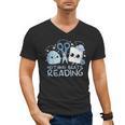 Rock Paper Scissors Nothing Beats Reading Book Lover Men's V-Neck T-Shirt Rock Paper Scissors Nothing Beats Reading Book Lover Men's V-Neck T-Shirt