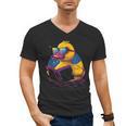Rubber Duck Rubber Duckie Reading Book Rubber Duckling Men's V-Neck T-Shirt Rubber Duck Rubber Duckie Reading Book Rubber Duckling Men's V-Neck T-Shirt